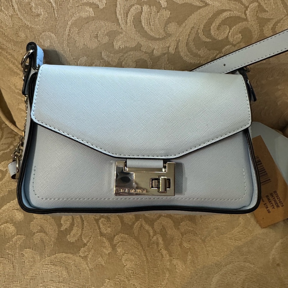 Steve Madden BMATTY Light Blue Crossbody Bag